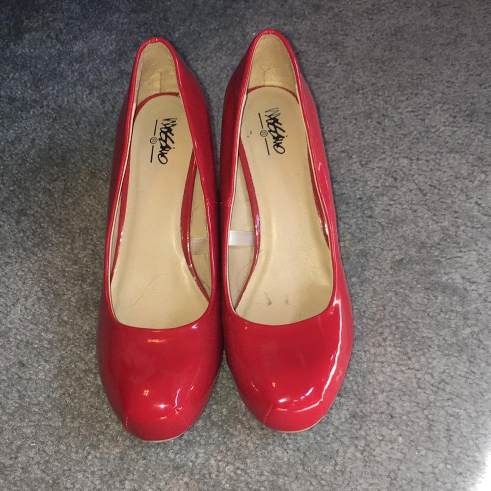 Cherry red heels